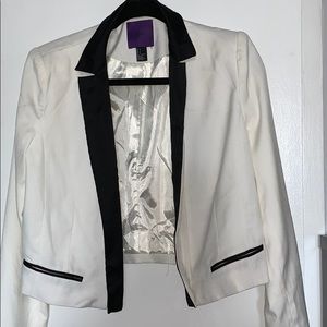 Black & white blazer